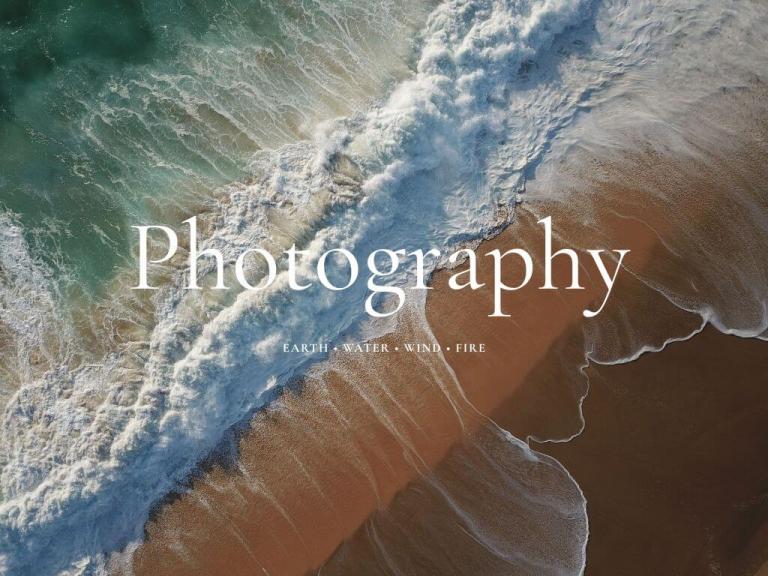 Photography portfolio banner teekay rezeau-merah